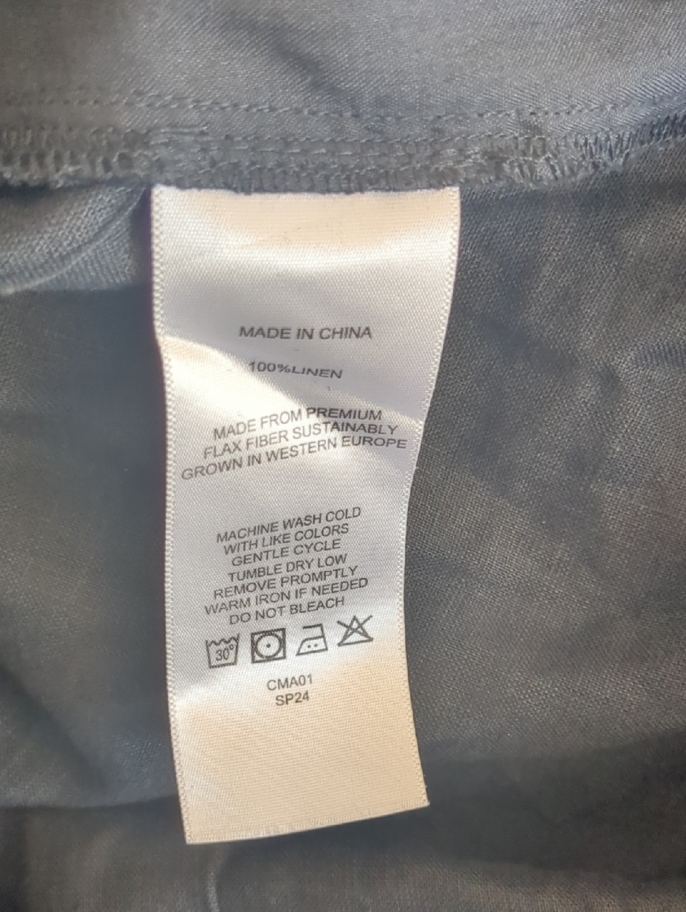NWOT Quince Linen European Maxi Skirt Large - Picture 8 of 8